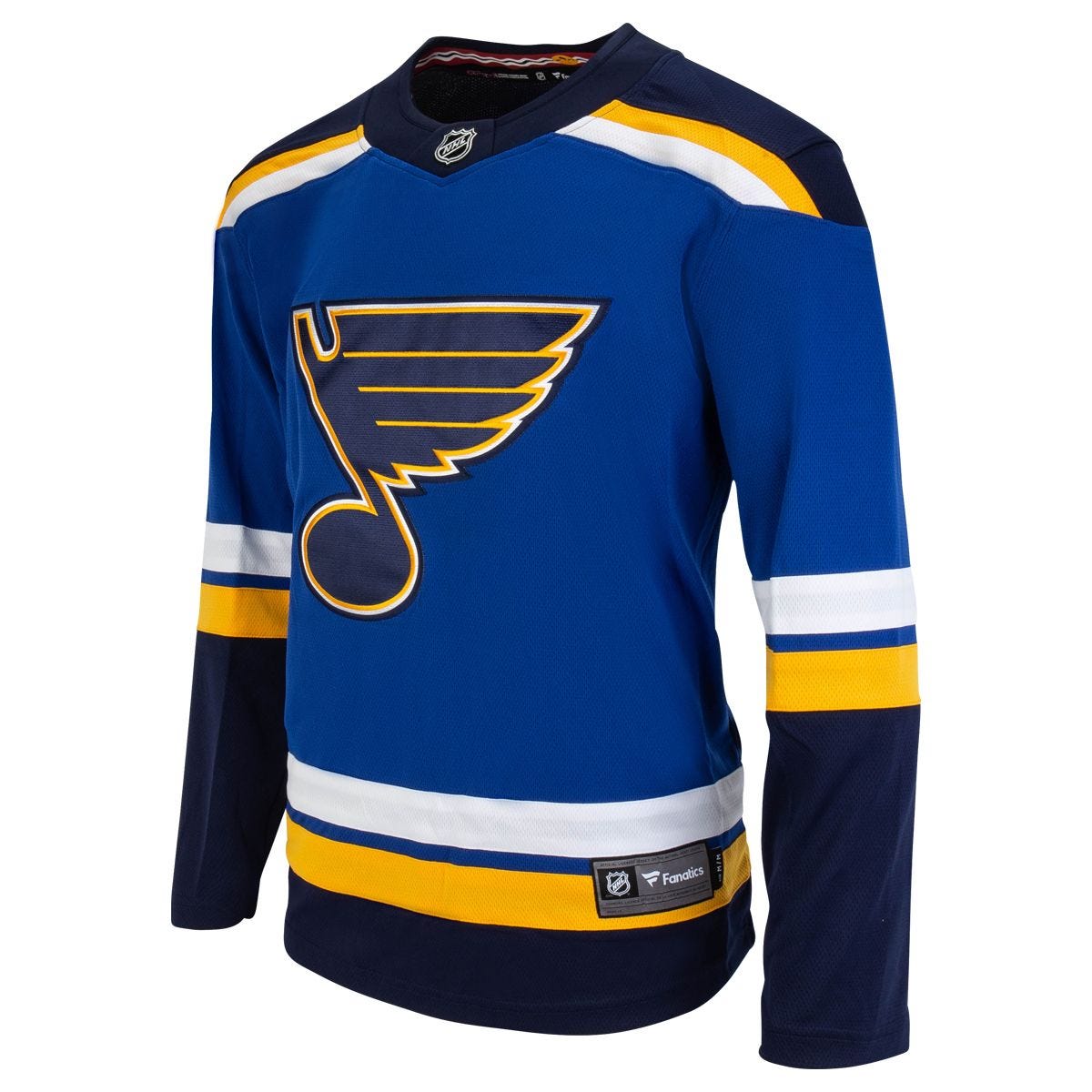 Louis Blues Fanatics Premier Breakaway Blank Adult Hockey Jersey