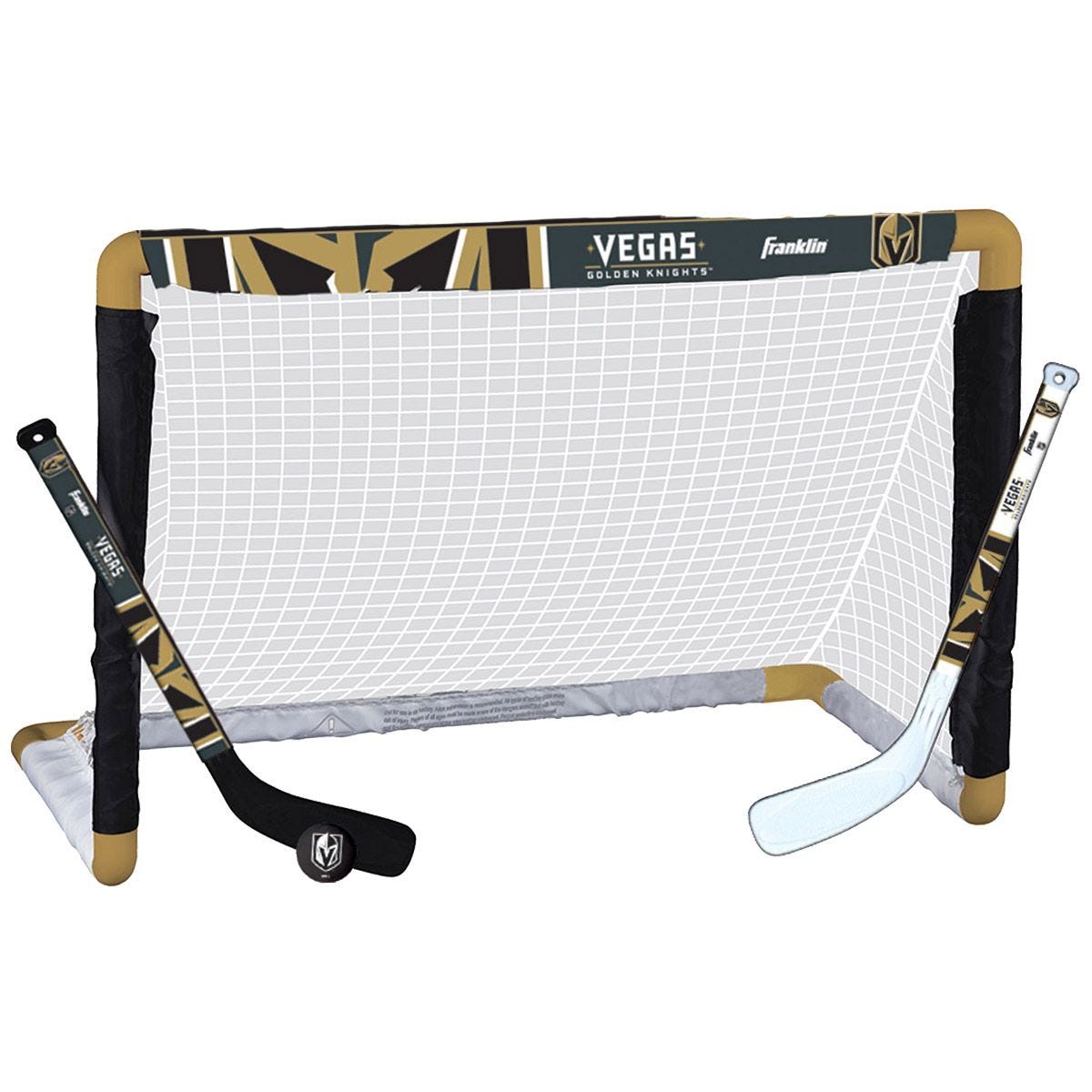 Vegas Golden Knights Franklin NHL Mini Hockey Goal Set