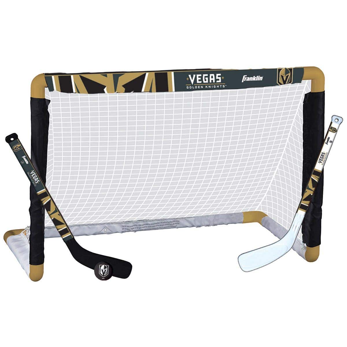Vegas Golden Knights Franklin NHL Mini Hockey Goal Set | HockeyMonkey