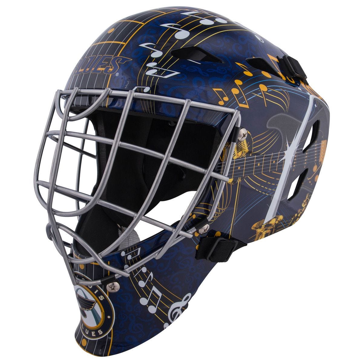 Franklin Sports GFM 1500 NHL St Louis Blues Goalie Face Mask