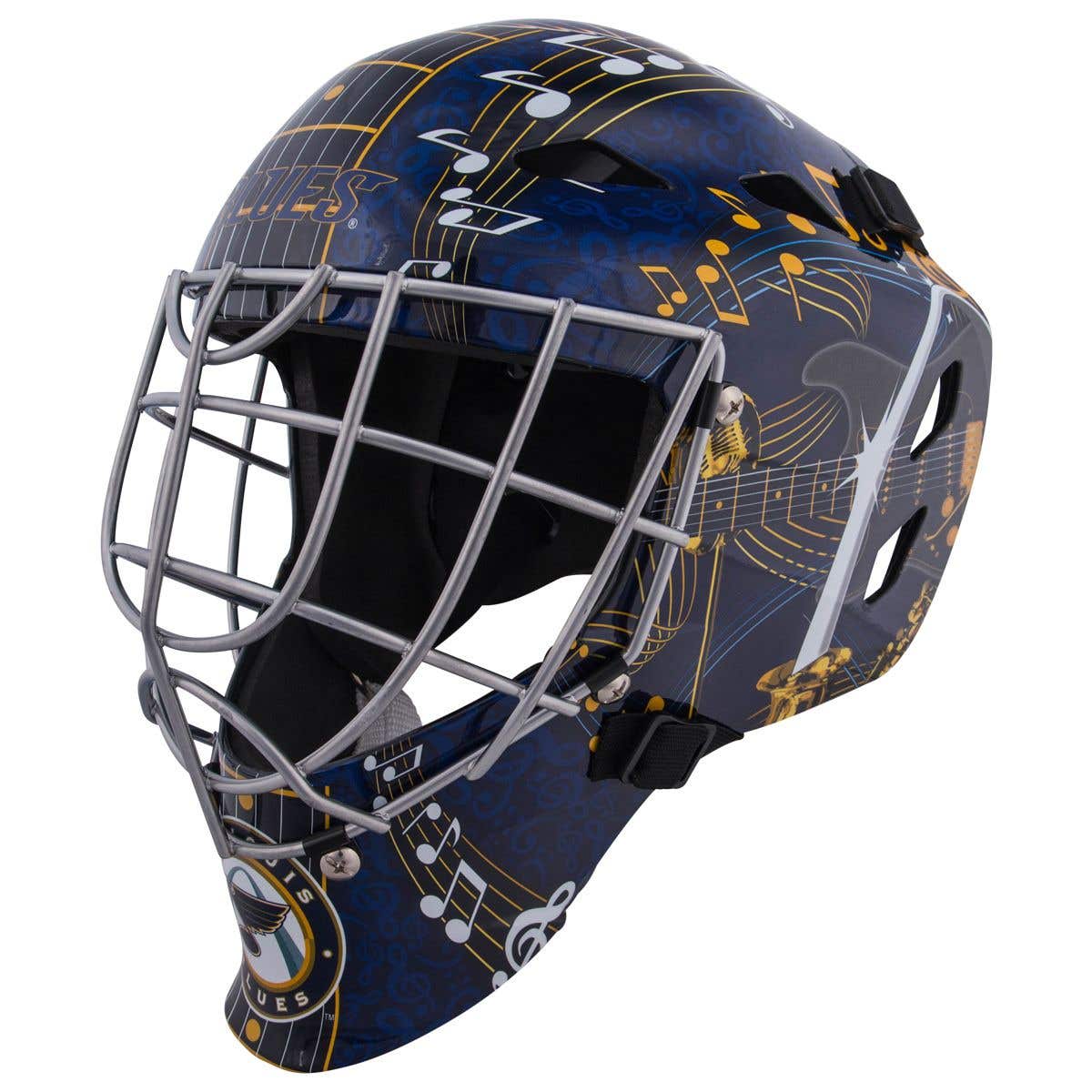 St. Louis Blues Franklin GFM 1500 Goalie Face Mask | HockeyMonkey