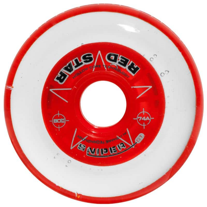 Red Star Sniper GT 74A Roller Hockey Wheel - Clear | HockeyMonkey