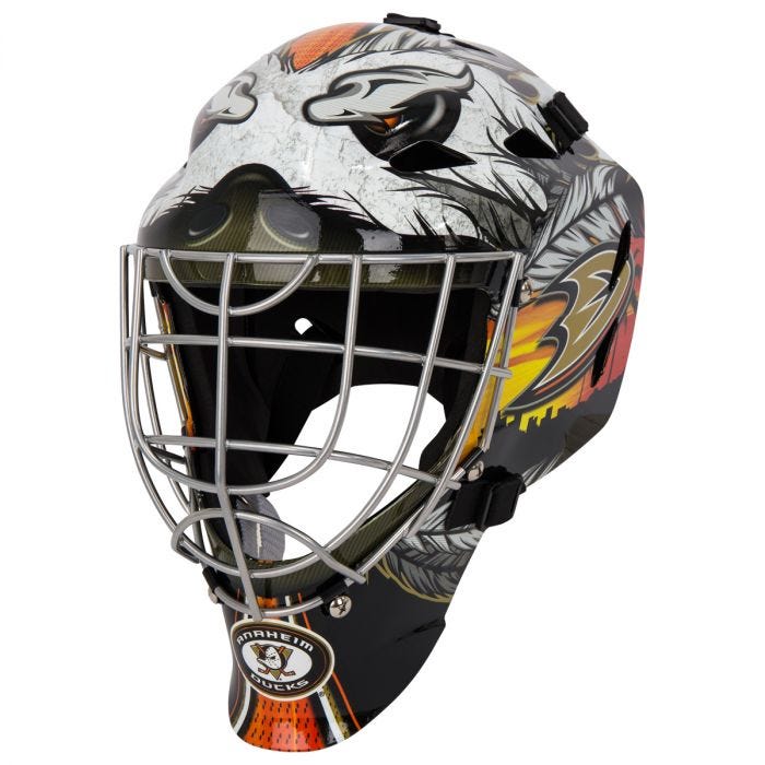 Anaheim Ducks Unsigned Franklin Sports Replica Goalie Mask