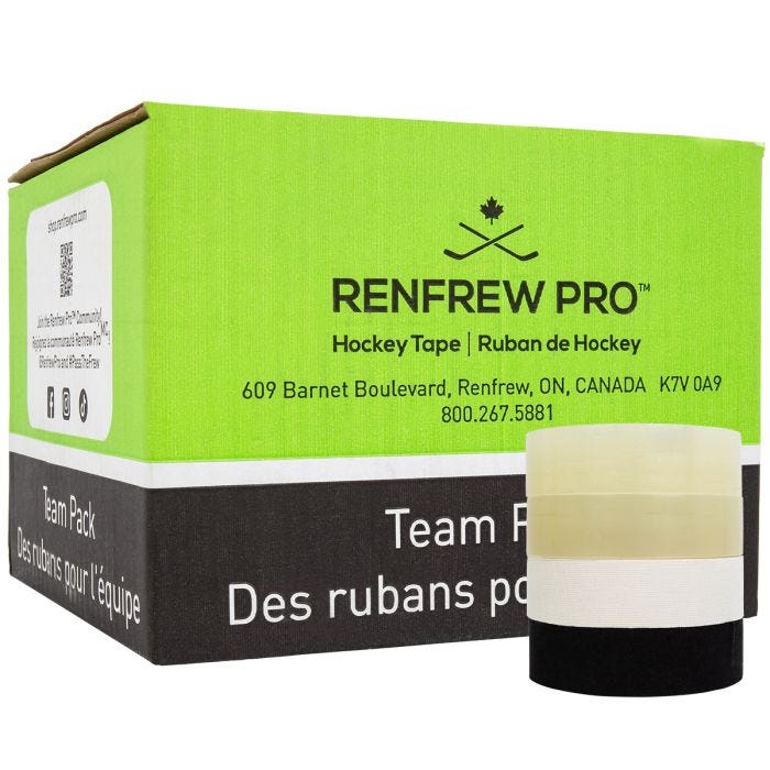 Renfrew Clear/White/Black Assorted Tape 20 Pack