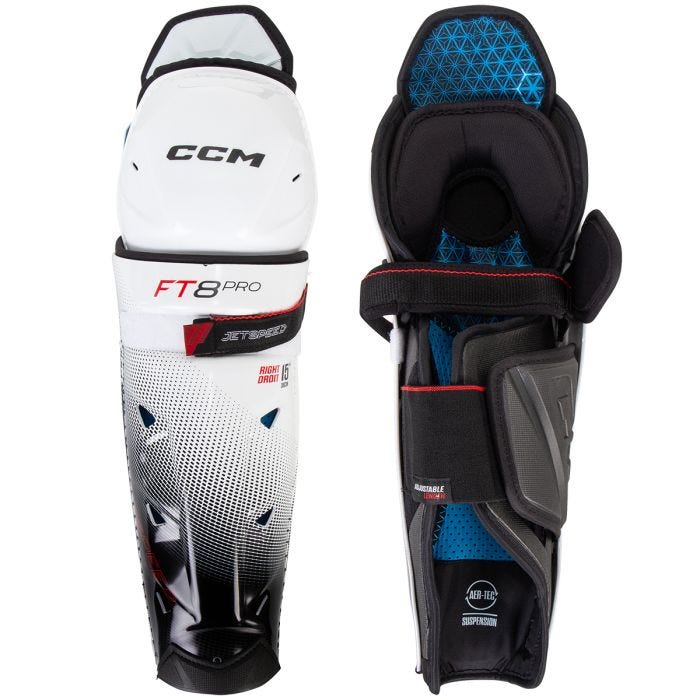 CCM Jetspeed FT8 Pro Hockey Shin Guards