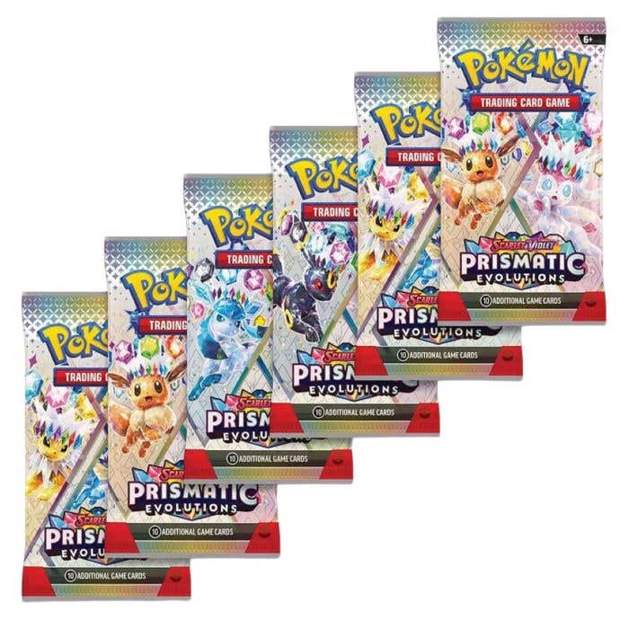 早い者勝ちPrismatic Evolutions Booster Bundle Pokemon TGC Scarlet & Violet: Prismatic Evolutions Booster Bundle