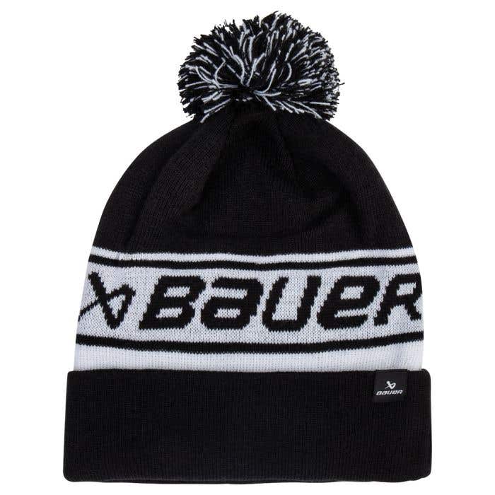 Bauer Ribbed Pom Adult Beanie | HockeyMonkey
