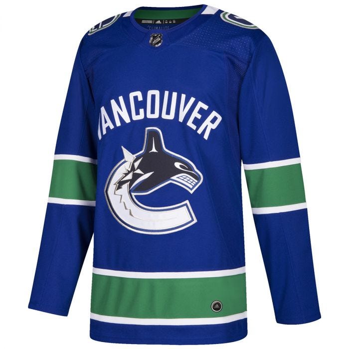 nhl canucks jersey