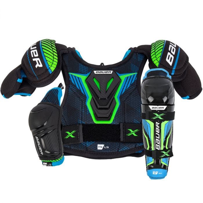 Bauer X Youth Hockey Equipment Bundle