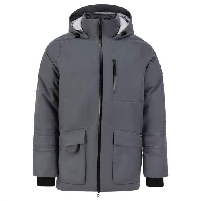 Bauer Ultimate Fan Men's Hooded Parka Jacket in Grey Size Large