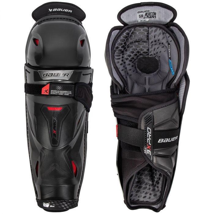 Bauer Vapor 3X Pro Hockey Shin Guards - Intermediate - 13.0