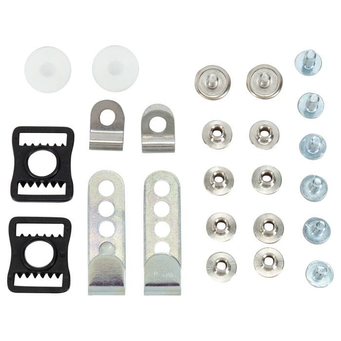 Blue Sports Helmet Hardware Kit