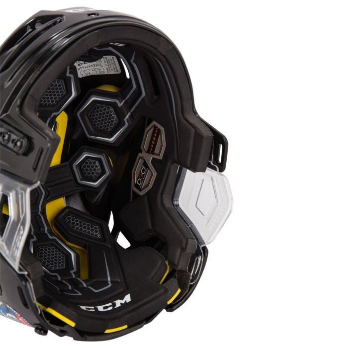 CCM Tacks 310 Hockey Helmet Combo