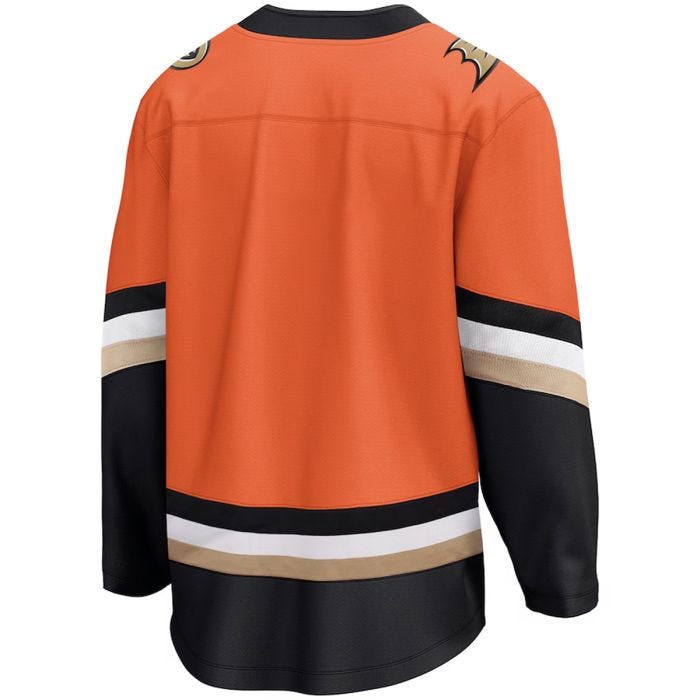 Anaheim Ducks Fanatics Premier Breakaway Blank Adult Hockey Jersey