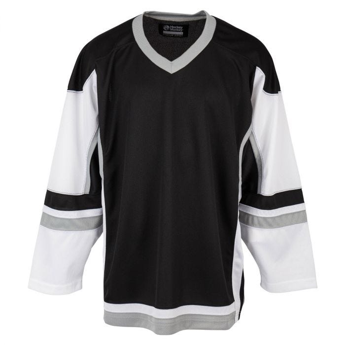 Monkeysports SPJ Solid Color Youth Hockey Practice Jersey in Gold Size Goal Cut (Junior)