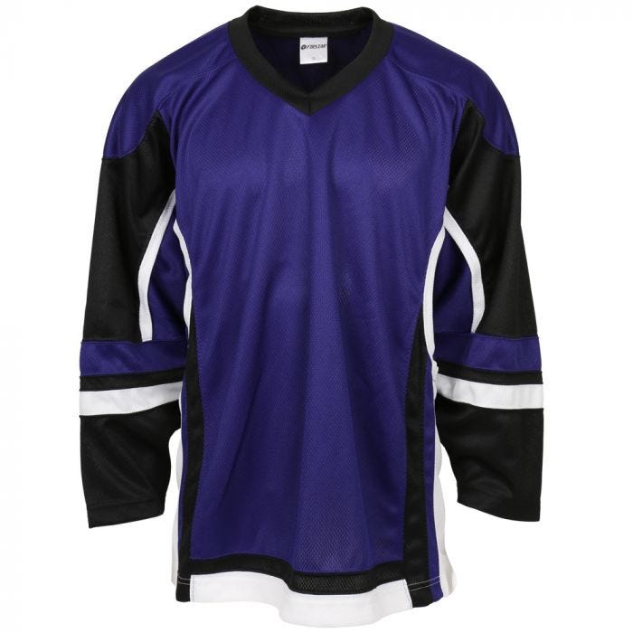 purple hockey jersey