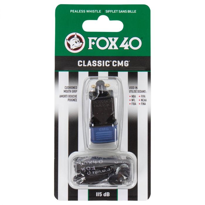 FOXEY - FOXEY　40 Fox 40 Classic CMG Safety Whistle W/Lanyard | Source for Sports