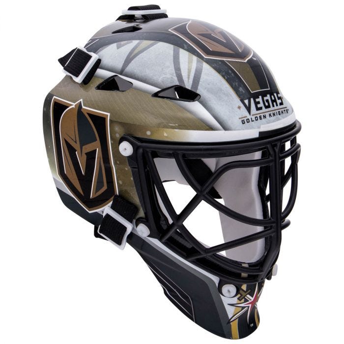 VGK Vegas Golden Knights Franklin Replica Mini Goalie Mask Helmet