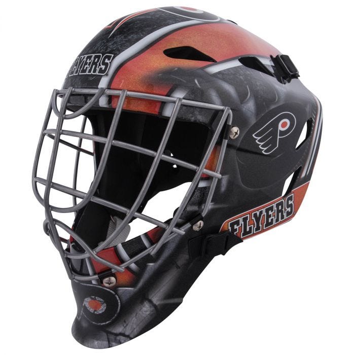 NHL Philadelphia Flyers GFM 1500 Youth Street Hockey Face Mask