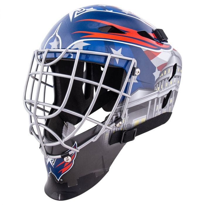NHL WASHINGTON CAPITALS TEAM: EXTRA LARGE Facemask Filter +
