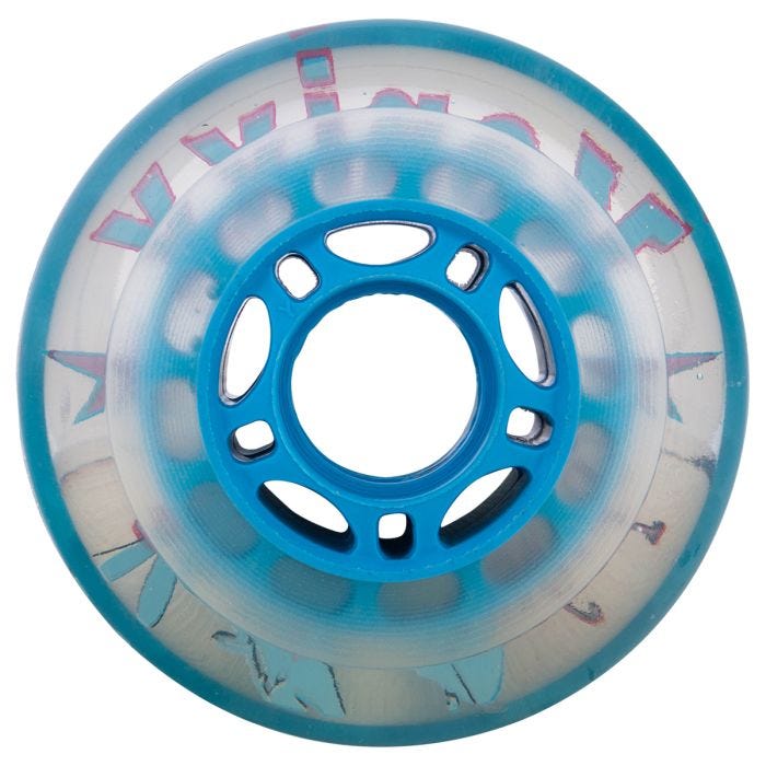 Konixx Spitfire 78A Roller Hockey Wheel - Clear/Blue