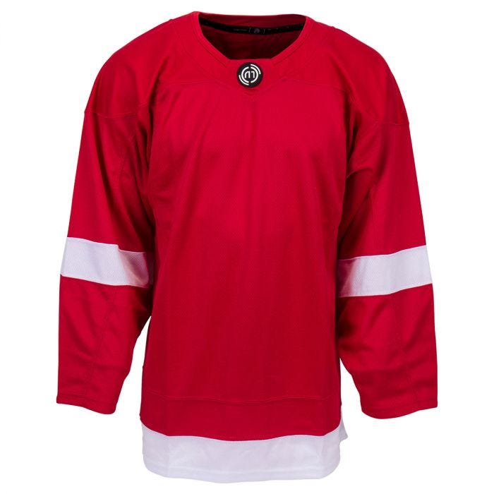 Custom Hockey Jerseys with A Twill Team Canada Logo Adult Large / (Just Number) / Red