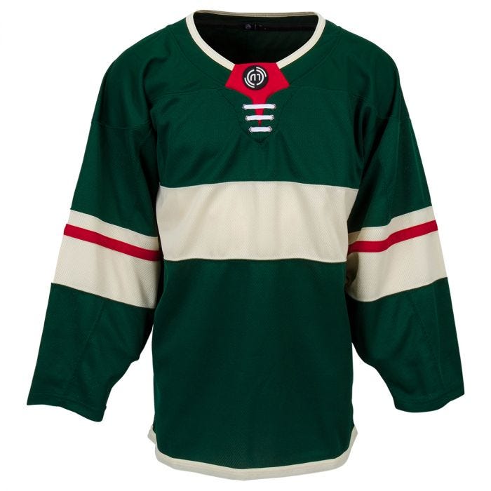 Custom Hockey Jerseys Minnesota Wild Jersey Name and Number White