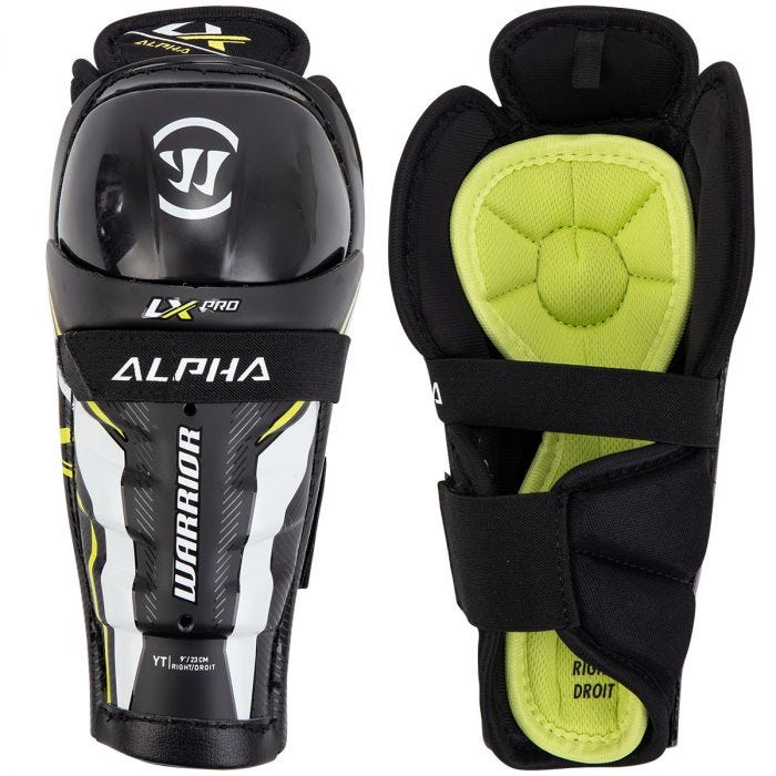 Warrior Alpha LX Pro Youth Hockey Shin Guards