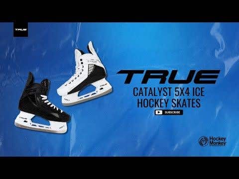 True Catalyst 5X4 Whiteout & Blackout Ice Hockey Skates