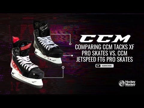 CCM Tacks XF Pro vs CCM Jetspeed FT6 Pro | HockeyMonkey