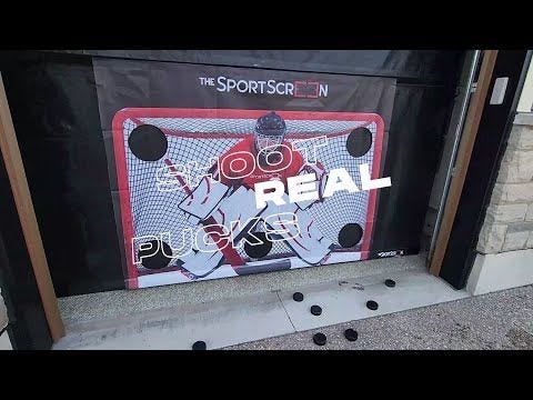 The SportScreen Manual Screen with Detachable Target