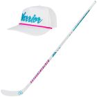 Warrior Covert QR6 Pro Miami Vibe Junior Hockey Stick (Holiday Hat Bundle)