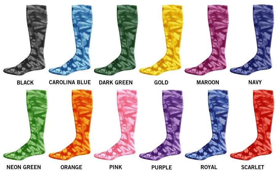 Tie Dye Color Chart