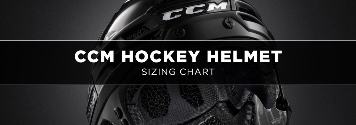 CCM Helmet Sizing Chart