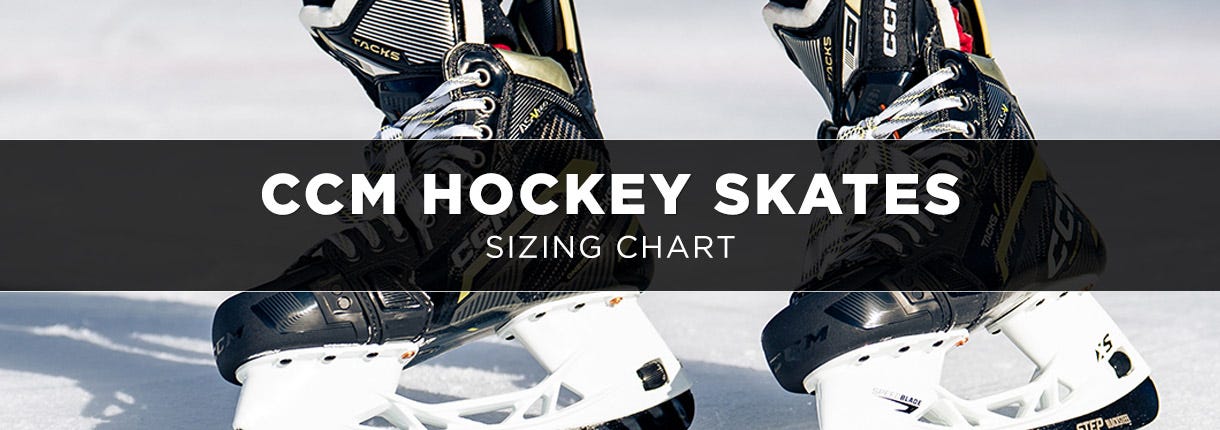 CCM Hockey Skate Sizing Chart