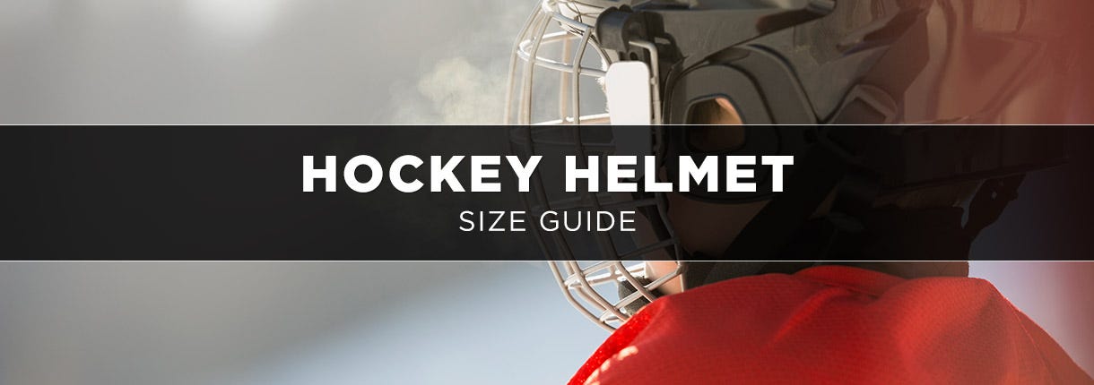 Hockey helmet sizing