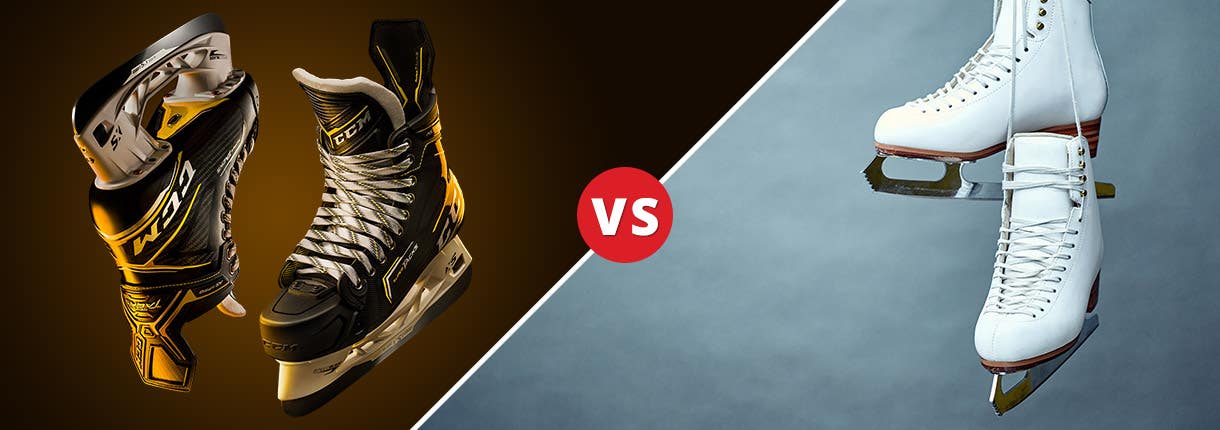 Figure Skates vs Hockey Skates