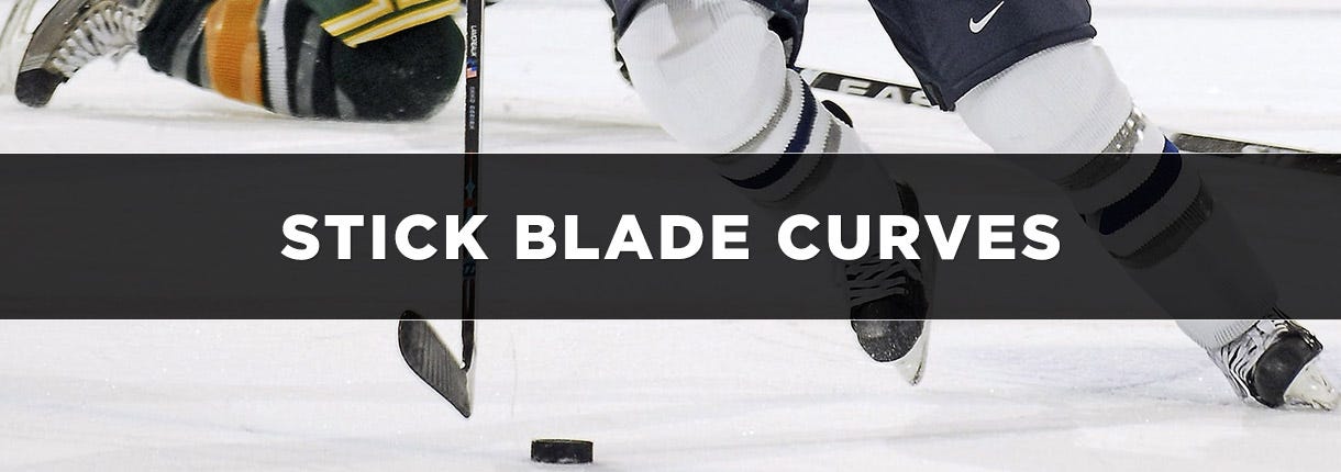 Hockey stick blade curve