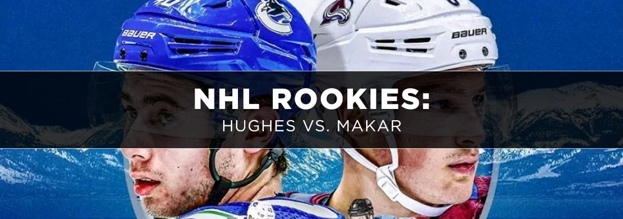 NHL Rookies: Hughes vs. Makar
