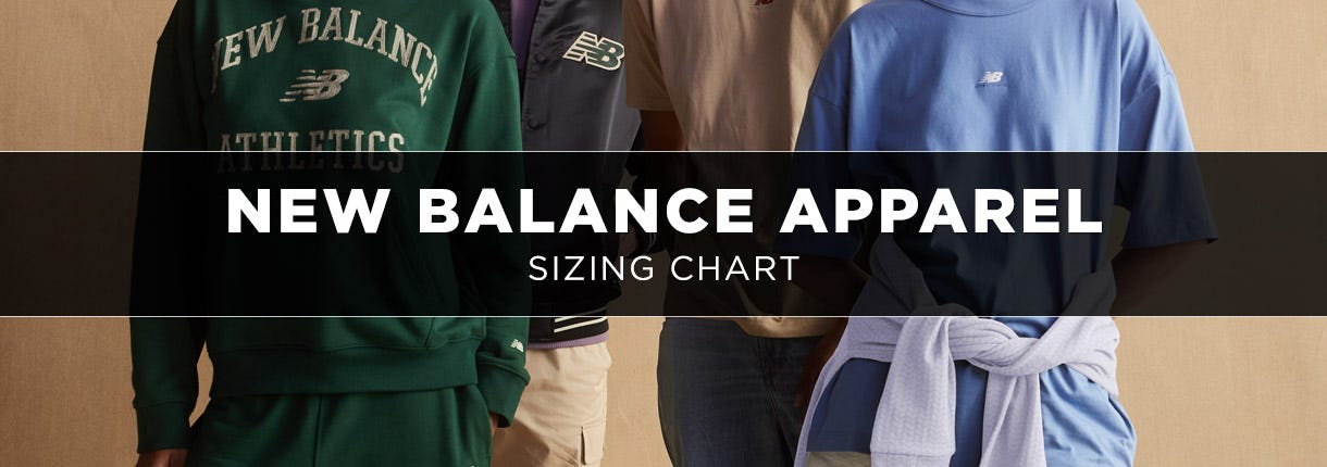  New Balance Apparel Sizing Chart