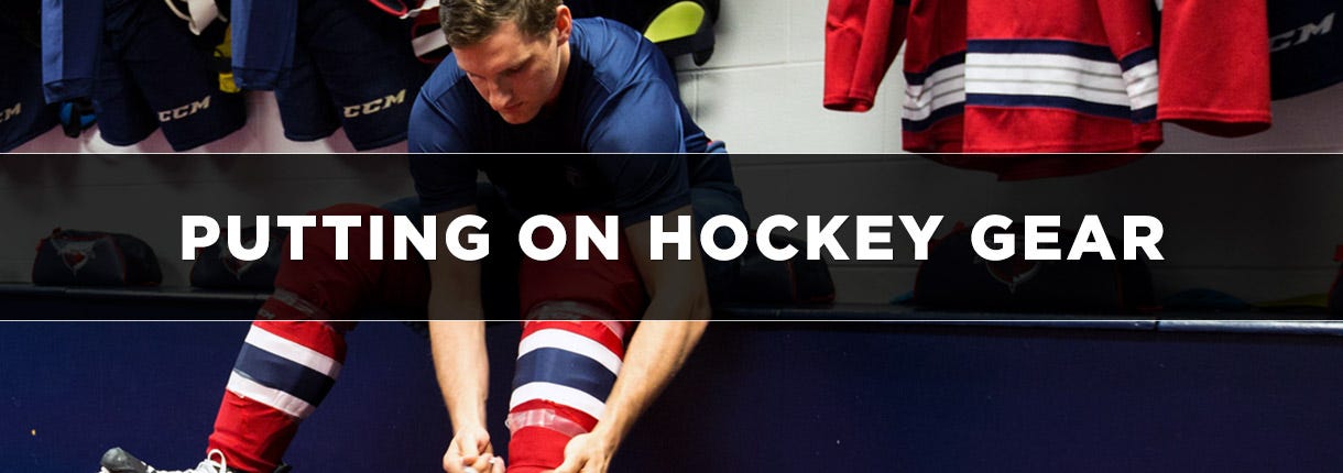 How to put on hockey gear