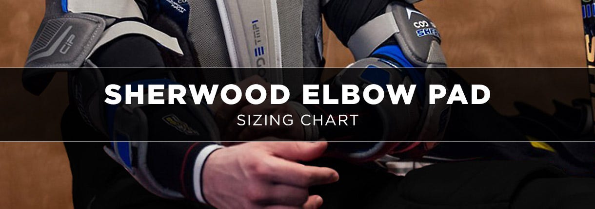 Sher-Wood Elbow Pad Sizing Chart