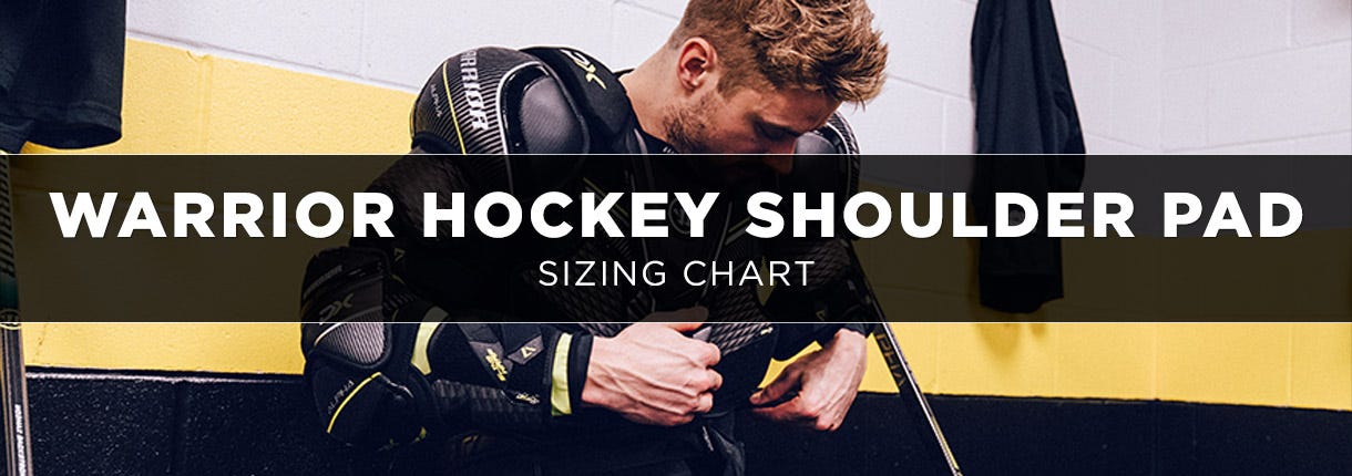 Warrior Shoulder Pad Sizing Chart