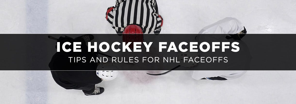 Ice hockey faceoff guide