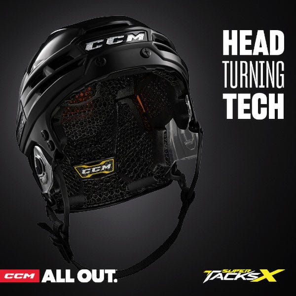 CCM Super Tacks X Senior Hockey Helmet