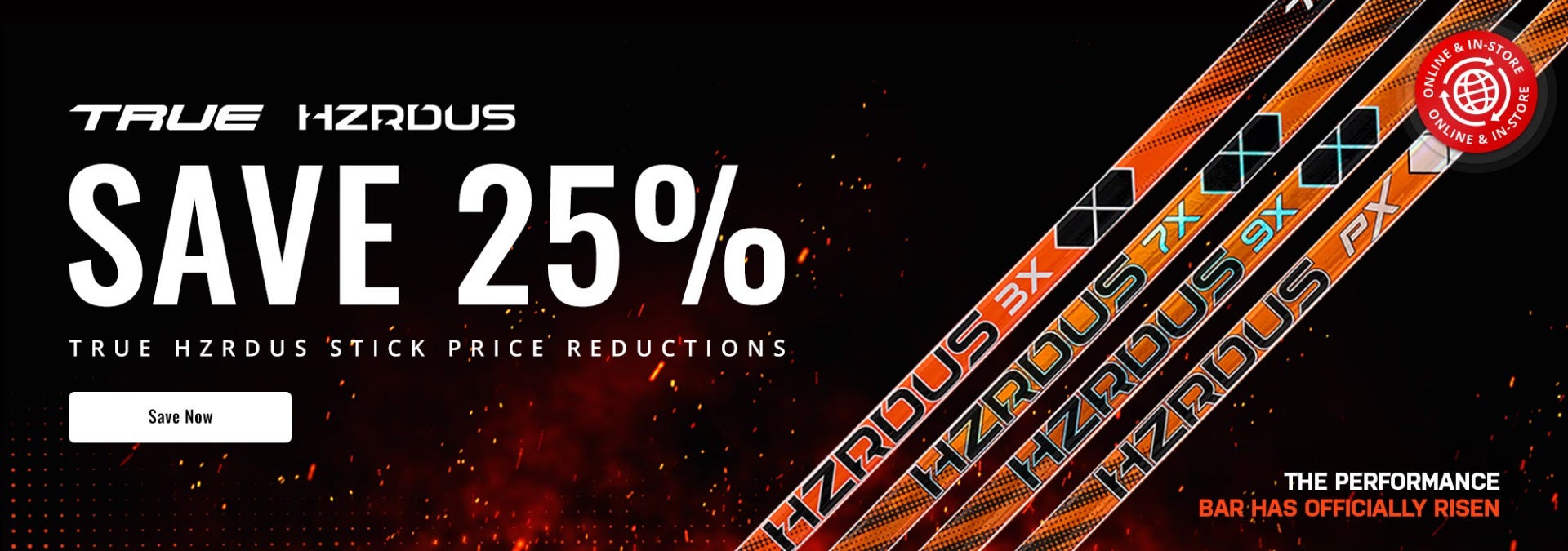 True HZRDUS Hockey Sticks: 25% Off