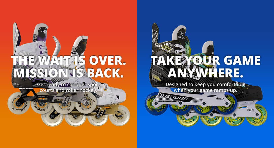 Bauer & Mission Roller Hockey Skates