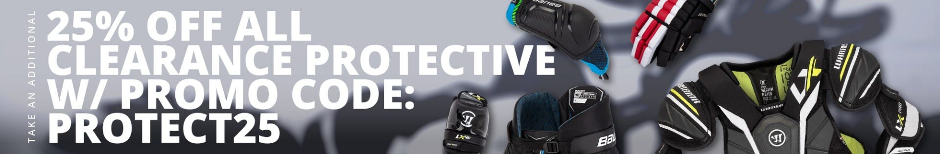 Take an additional 25% off all clearance protective with promo code PROTECT25