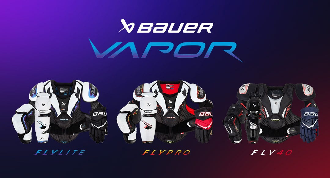 Bauer Vapor Protective Equipment: Flylite, Flypro & Fly40