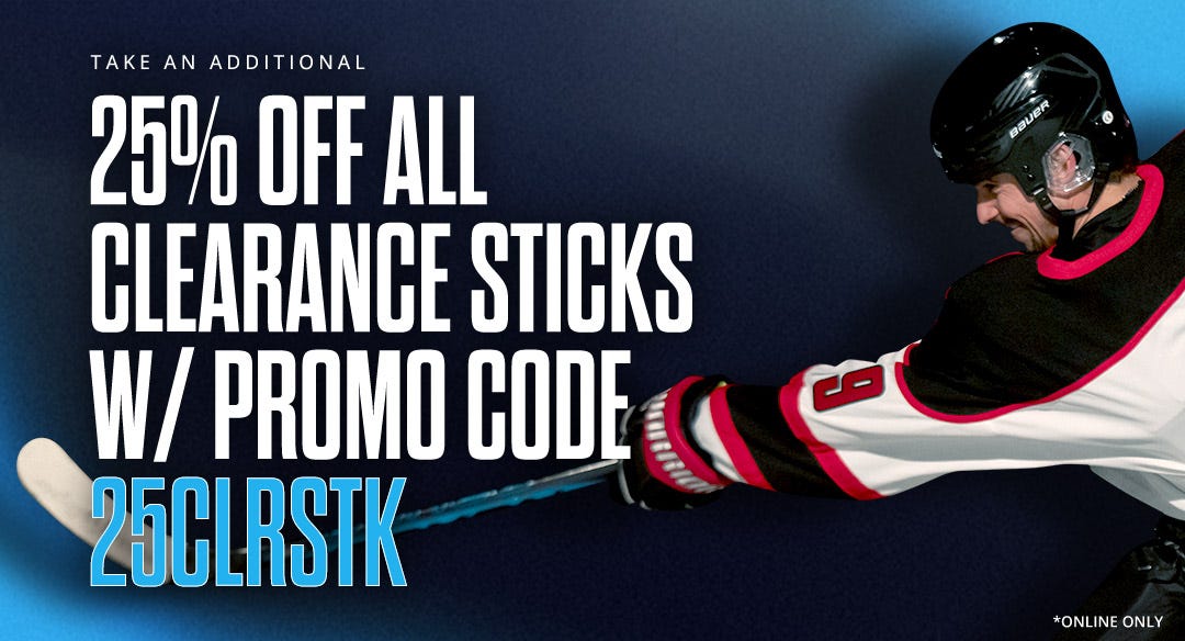 Take an additional 25% off all clearance sticks with promo code 25CLRSTK